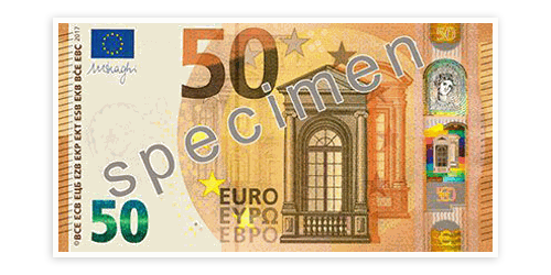 Die neue 50 Euro Banknote kommt